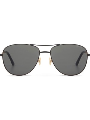 Cerruti 1881 Cr 80078 C3 Mat Siyah Altın Metal Erkek Güneş Gözlüğü
