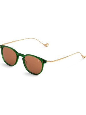 Eyepetizer Charles O/o-4-45 Altın Rengi Unisex Güneş Gözlüğü