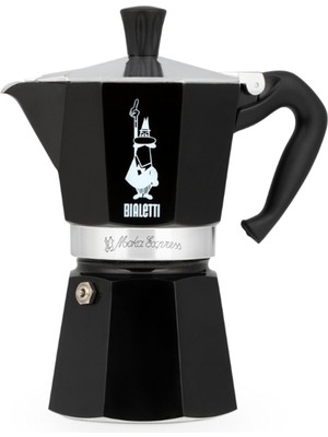 Bialetti Siyah 6 Cup Moka Express