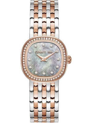 Cerruti 1881 CIWLG0072910 Metalik Gri Rose Gold Çelik Kadın Kol Saati
