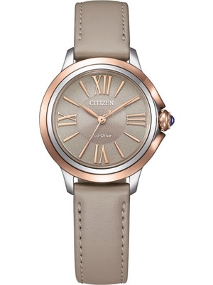 Citizen EM1166-01Z Bej Deri Unisex Kol Saati
