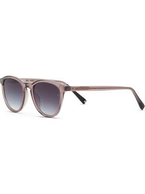 Hermossa Hm 1732 C4 Gri Kahve Asetat Unisex Güneş Gözlüğü