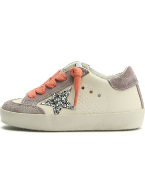 Golden Goose Super Star Çok Renkli Unisex Çocuk Deri Sneaker