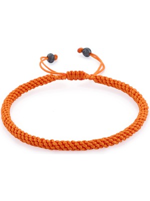 AtolyeWolf Knot Oxide Turuncu Erkek Bileklik