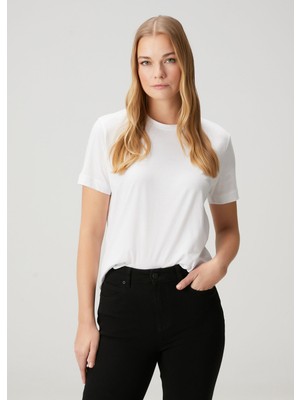  club beyaz basic t-shirt