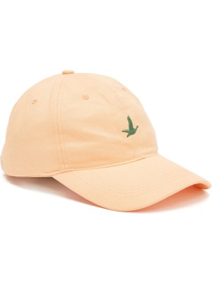  club turuncu logo nakışlı erkek gabardin şapka