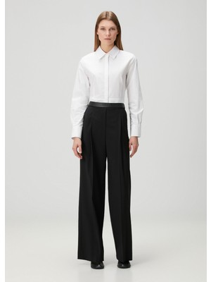 Loewe Siyah Yün Pantolon