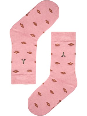 Fundaze Paris Desenli Bambu Unisex Çorap