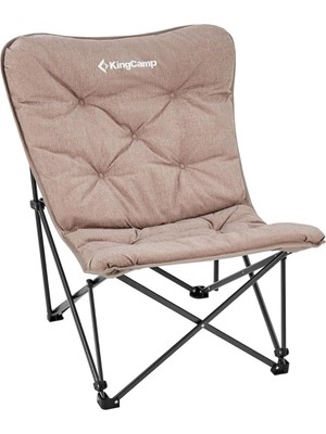 KingCamp Lemon Lux Brown Ultra Konforlu Katlanır Kamp Sandalyesi