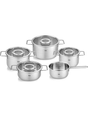 Fissler Pure Collection 9 Parça Çelik Tencere Seti
