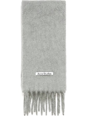 Acne Studios Gri Kadın Yün Atkı