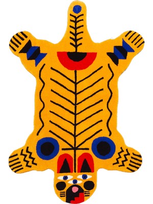 Qeeboo Oggian Tiger Halı 96 x 150 cm
