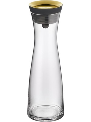 WMF Basic Cam Şeffaf Altın Renk Kapaklı Su Karafı