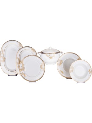 Royal Canterbury Liberty Gold 72 Parça Yemek Takımı
