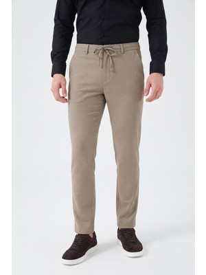 Günce Erkek Regular Kalıp Jogger Pantolon Armürlü Kumaş BGL-ST05633