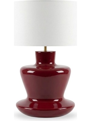 Pinot Interior Aura Bordo Ahşap Abajur