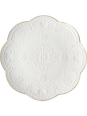 Mikasa Moor Printemps Porselen 4'lü Pasta Tabağı Seti