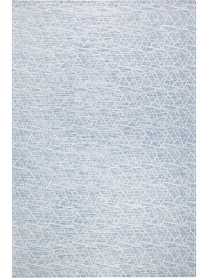 Tangram Babyblue Vinil Dokuma Halı 120X180 cm