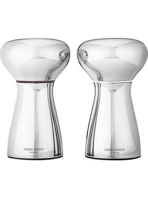 Georg Jensen Alfredo Silver Ayna Efektli Tuzluk Biberlik