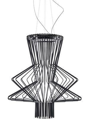 Foscarini Allegretto Ritmico LED Antrasit Alüminyum Sarkıt Avize