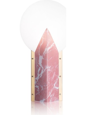 Moon Pembe LED Masa Lambası