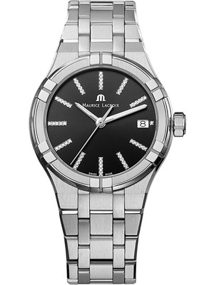 Maurice Lacroix ML-AI1106SS002350-1 Metalik Gri Kadın Kol Saati