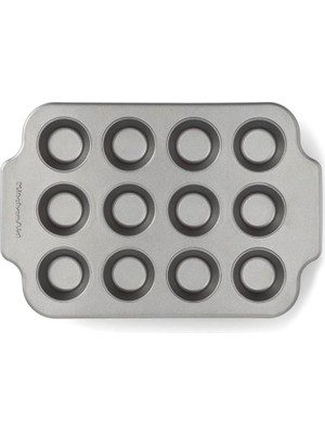 KitchenAid Gri Çelik 12´li Mini Muffin Kalıbı
