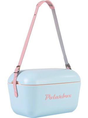 Polarbox Soğuk Tutucu Buzluk ve Sıcak Tutucu Açık Mavi - Pembe Thermo Çanta 12 Lt