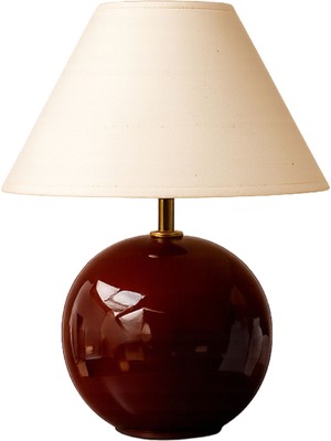 Tags Design Cherry Bordo Ahşap El Yapımı Abajur