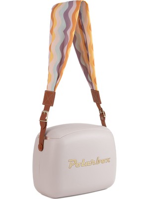 Polarbox Prinkstyle Ondas Classic Deri Kayışlı Perla Gold Soğuk ve Sıcak Tutucu Yemek Çantası 6 Lt