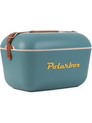 Polarbox Marine-Mustard Deri Kayışlı Soğuk ve Sıcak Tutucu Termal Çanta 12 Lt