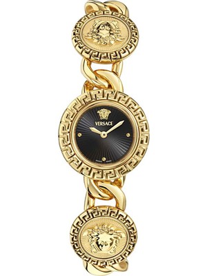 Versace VRSCVE0Q00525 Altın Rengi Çelik Kadın Kol Saati