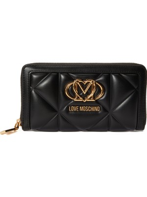 Love Moschino Siyah Kadın Cüzdan