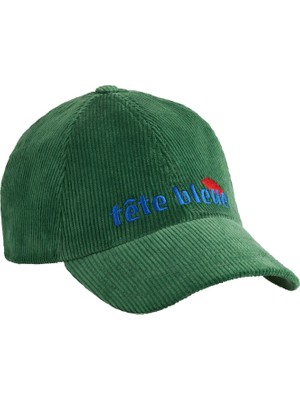 Tete Bleue Luc Yeşil Kadın Kadife Şapka