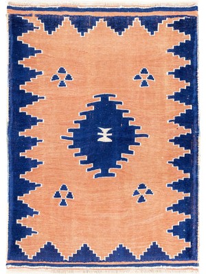 Soho Antiq Manyas Geometrik Desenli Yün Halı 94X121 cm