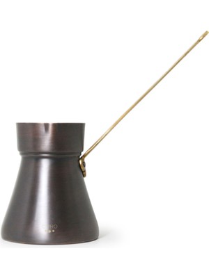 Coho Objet Coho Antique Döküm Işleme Kulp Bakır Türk Kahve Cezvesi 340 ml