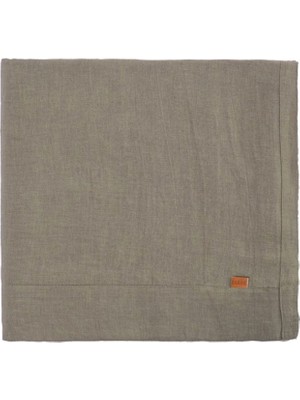 Barine Linen Haki Keten Masa Örtüsü 150 x 250 cm