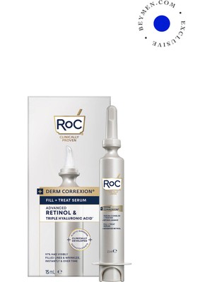 Roc Derm Correxion Fill + Treat Yaşlanma Karşıtı Dolgunlaştırıcı Cilt Serumu 15 ml