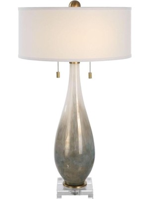 Uttermost Cardoni Füme Cam Abajur
