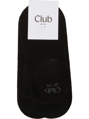  club siyah kadın bambu çorap seti