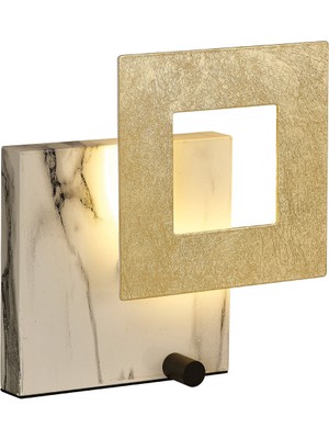 Bakara Collection Dalıa Beyaz Metal LED Masa Lambası