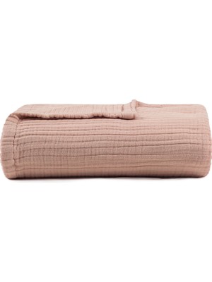 Barine Linen Gauze Keten Cuban Sand Yatak Örtüsü Pike 200X220 cm