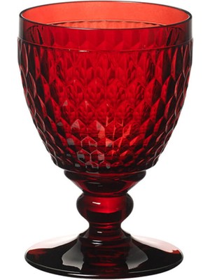Villeroy & Boch Boston Colour Kırmızı Kristal Su Kadehi