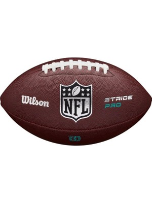 Wilson WF3007101XBOF Nfl Stride Pro Eco Fb Brown Of Amerikan Futbolu Topu