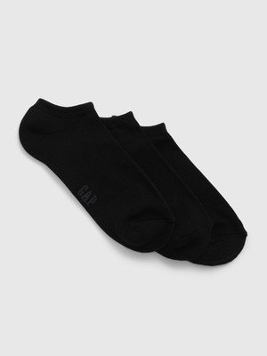 Gap Erkek Siyah Basic Ankle 3'lü Çorap Seti