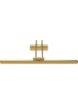 Atolye Store Flüt Sarı Metal Mat Pirinç Tablo Apliği