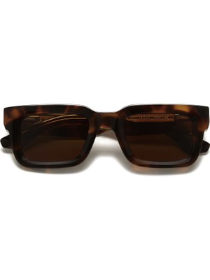 Chimi Sun Tortoise Kahverengi Asetat Unisex Güneş Gözlüğü