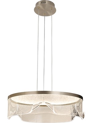 1l Silver Alüminyum Modern Sarkıt Avize