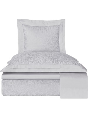 Valeron Amedeo Gri Pamuklu Jakar Super King Size Nevresim Takımı 260 x 240 cm