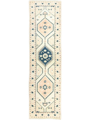 Soho Antiq Damra Geometrik Tasarımlı Yolluk 82X324 cm